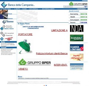 Sito ufficiale della Banca della Campania