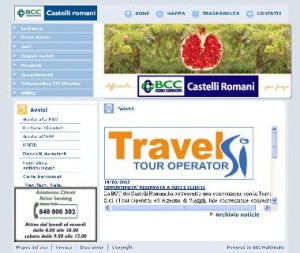 Il sito ufficiale della BCC dei Castelli Romani
