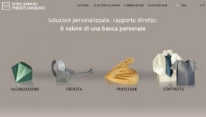 Il sito ufficiale di Intesa Sanpaolo Private Banking